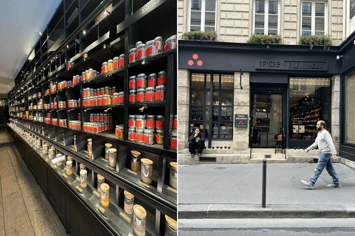 「エピス・ロランジェ」の店内と外観