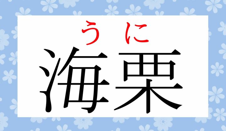 確かに、いがぐりのような形状ですね。