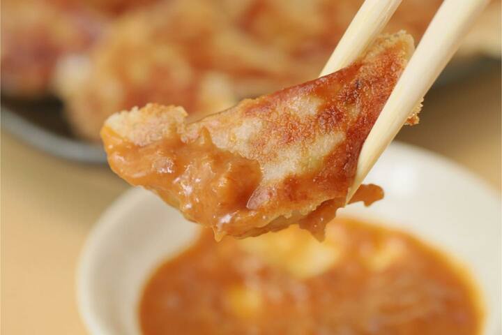 味噌だれは少し酸味があるマイルドな味わい。