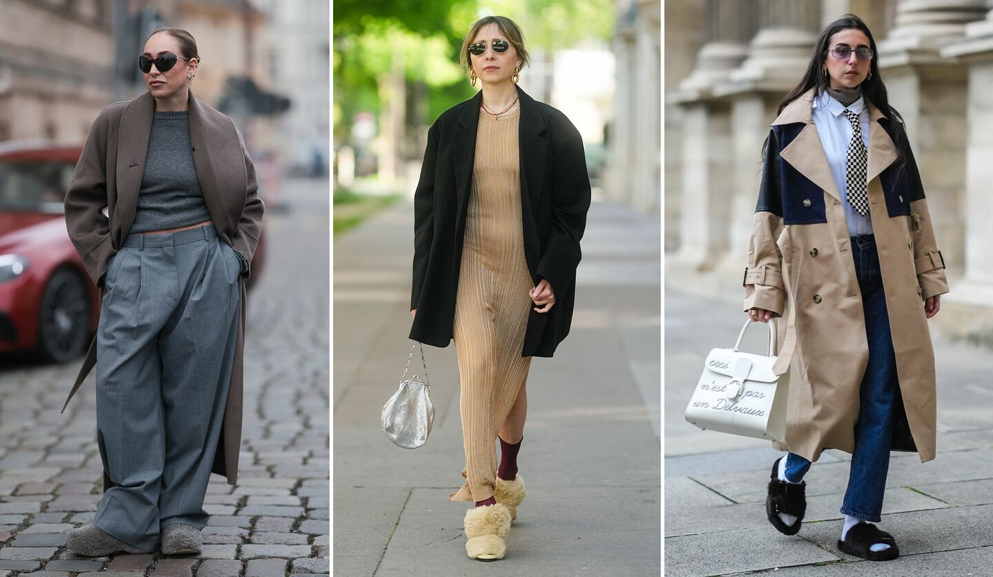 ファー靴を履いているソニア・ライソン、エミー・ベントゥリーニ、ガブリエラ・ブルタゴ