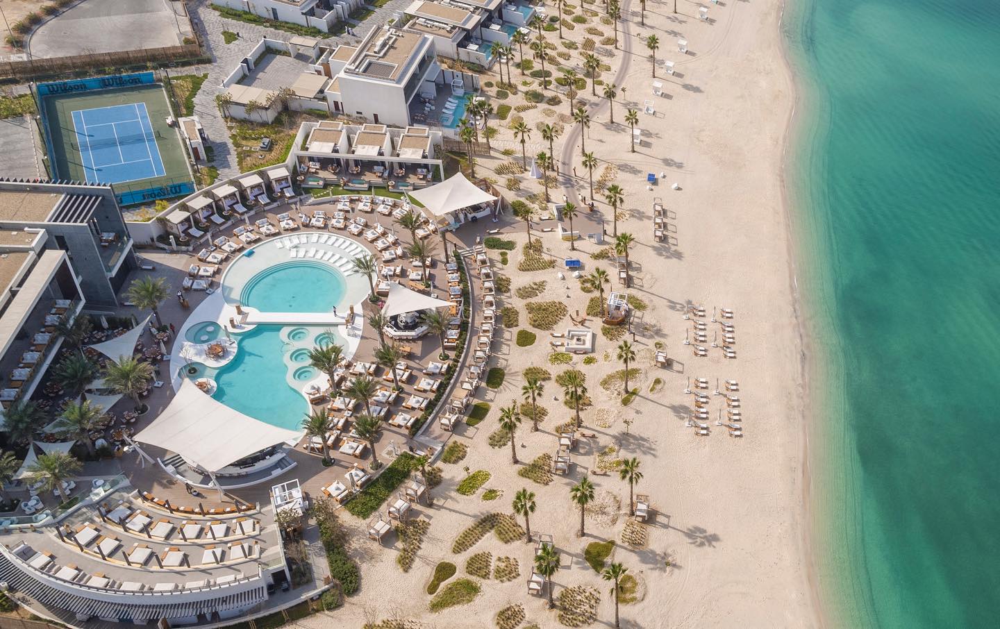 Beach Club aerial view