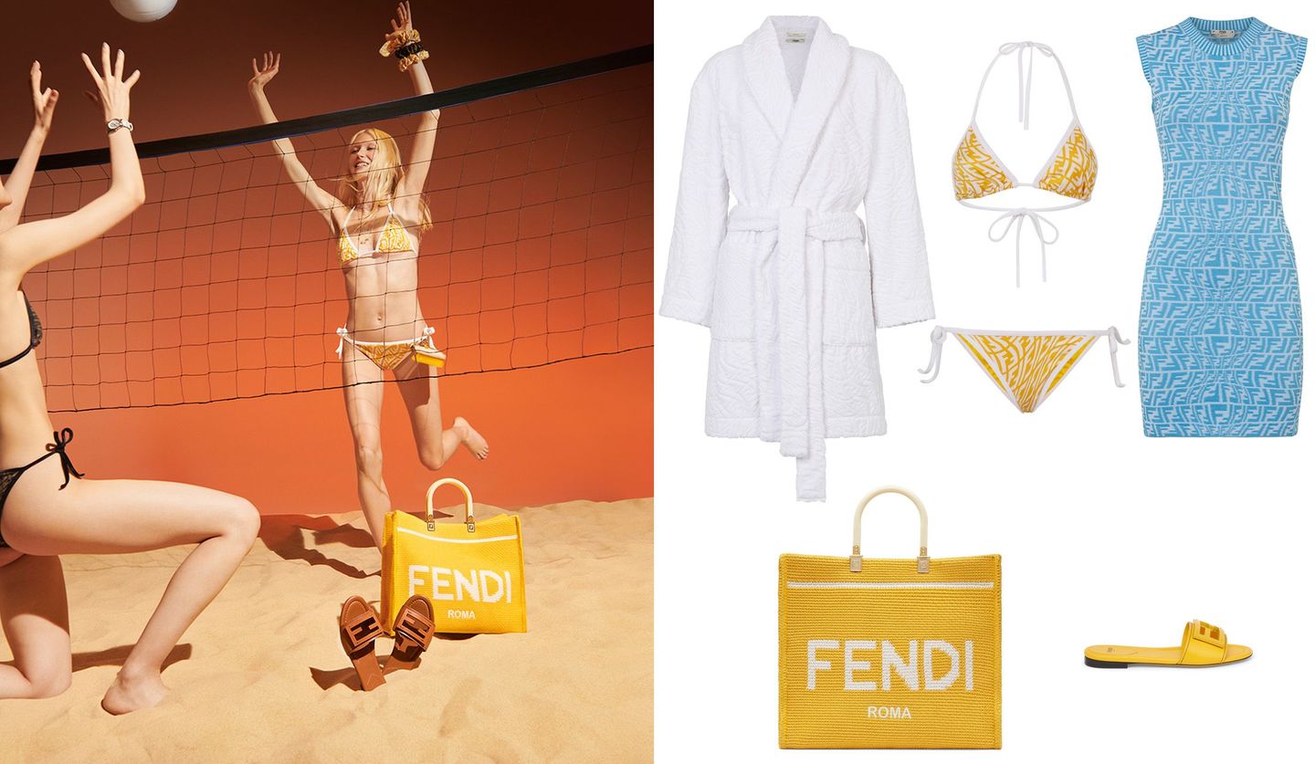フェンディの2021年サマーカプセルコレクション「FF ヴァーティゴ」のファッションアイテム