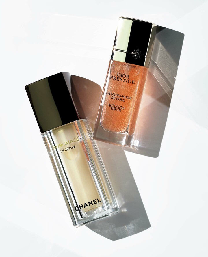 パルファン・クリスチャン・ディオール「プレステージ マイクロ ユイル R セラム」、シャネル「サブリマージュ ル セラム」