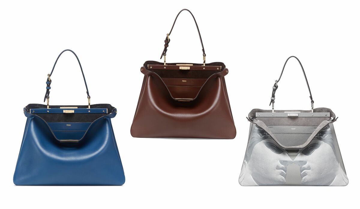 フェンディのアイコンバッグ「ピーカブー」にソフトな質感で持ち フェンディのアイコンバッグ「ピーカブー」にソフトな質感で持ち