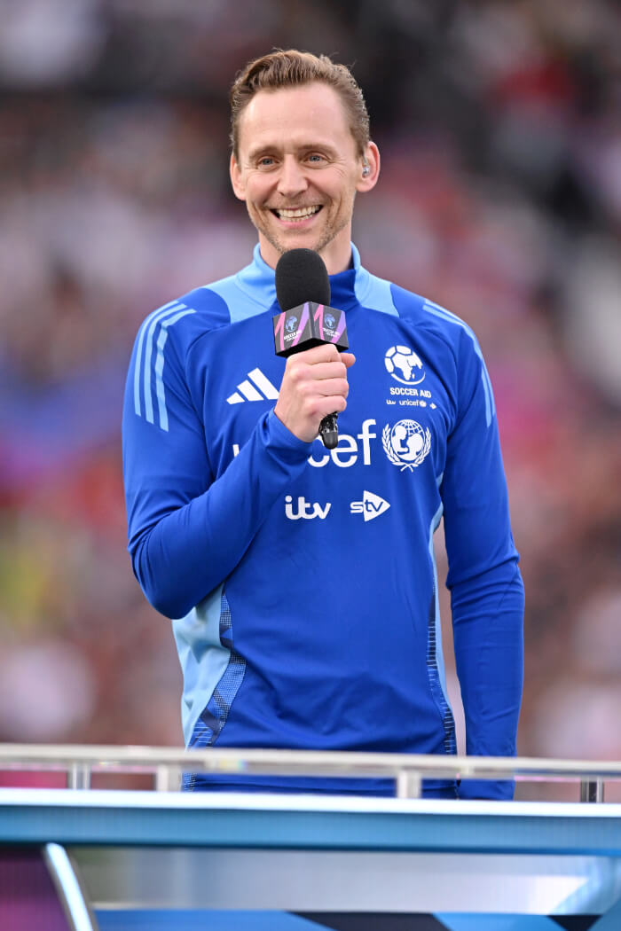 2025年6月15日、「Soccer Aid for UNICEF 2025」でのスピーチ。イングランドのグレーター・マンチェスター、オールド・トラッフォードにて。