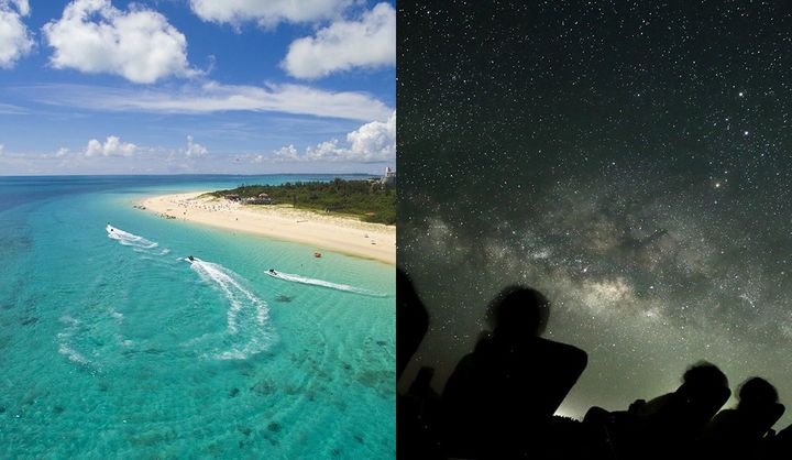 “東洋一美しい”とも言われる「与那覇前浜ビーチ」と八重山諸島の満天の星空