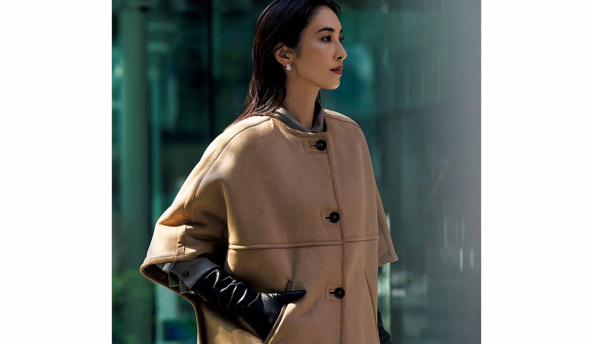 MaxMara♡ポンチョコート♡CAMMELLO♡M/L 大人のおしゃれ心をくすぐる