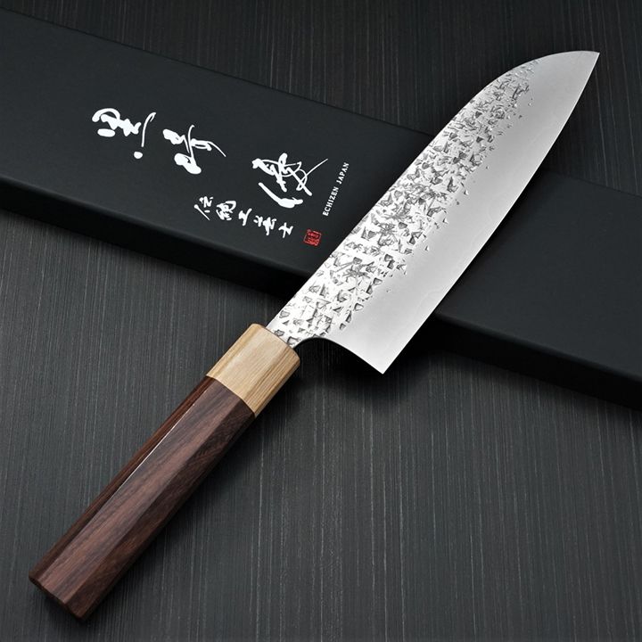 「包丁 三徳 170mm 越前打刃物 伝統工芸士 黒崎優」(黒崎優)