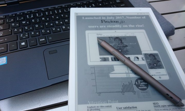 少人数で細かいところを擦り合わせたいときには、紙を出力するという方も多いはず。書き込んですぐPCにデータバックアップもしてくれるので、シェアも簡単。写メやスキャンする時間をスキップできます。