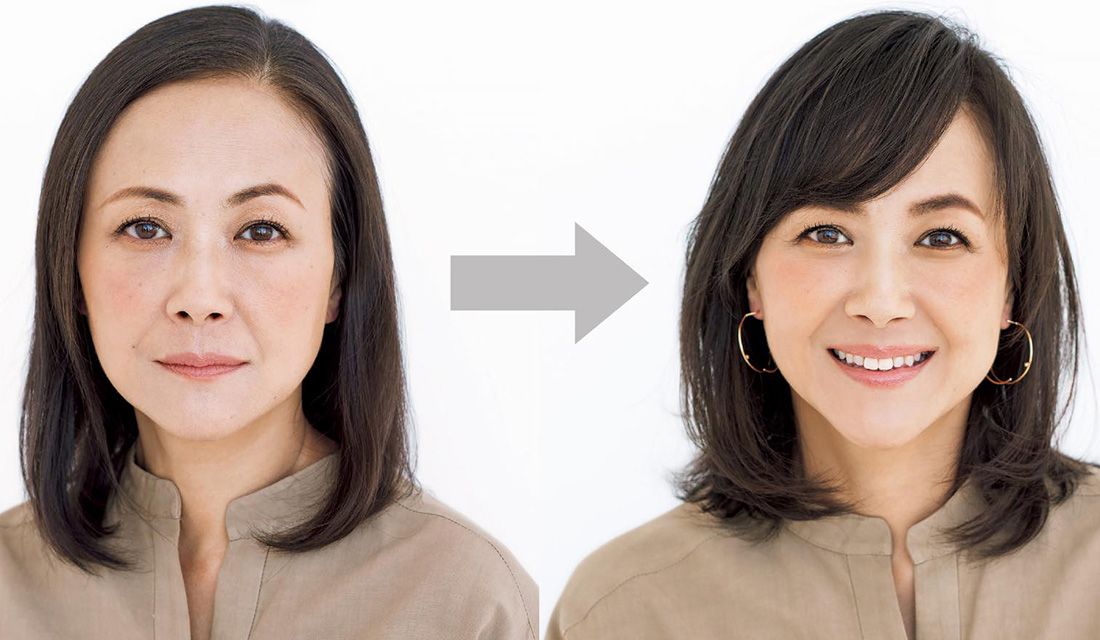 厚め前髪 今どき太眉 に変えた人から キュキュッと若返り Precious Jp プレシャス