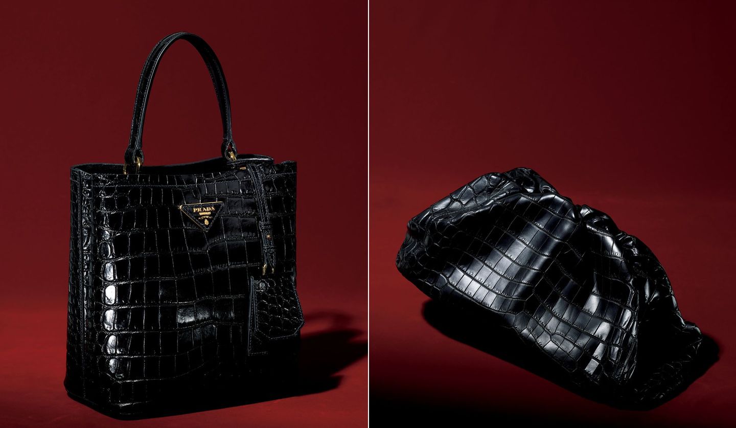 BOTTEGA  VENETA    ブラッククロコ