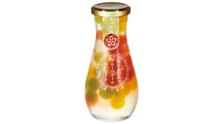 ふみこ農園のスイーツ「フルーツゼリーボール コンポート」