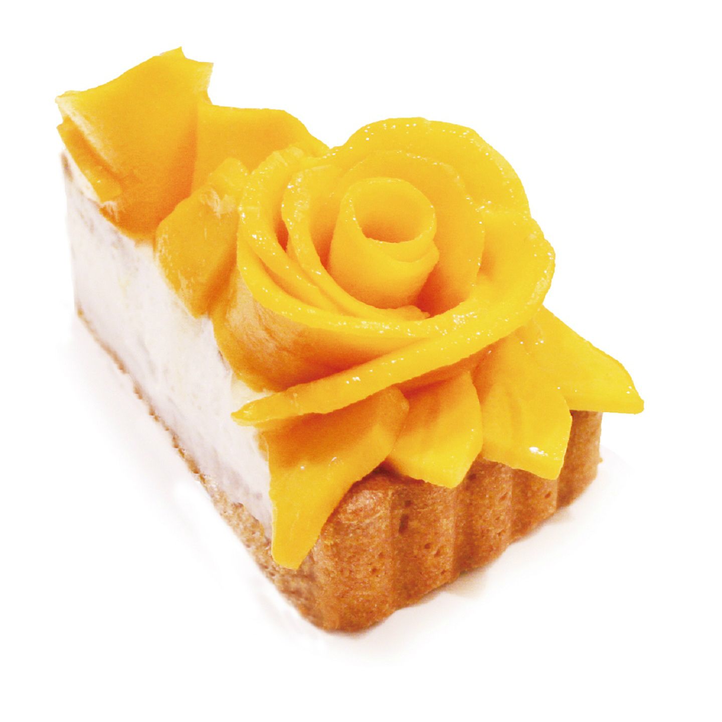 宮崎県産完熟マンゴー「太陽のタマゴ」のケーキ(1ピース¥3,000)