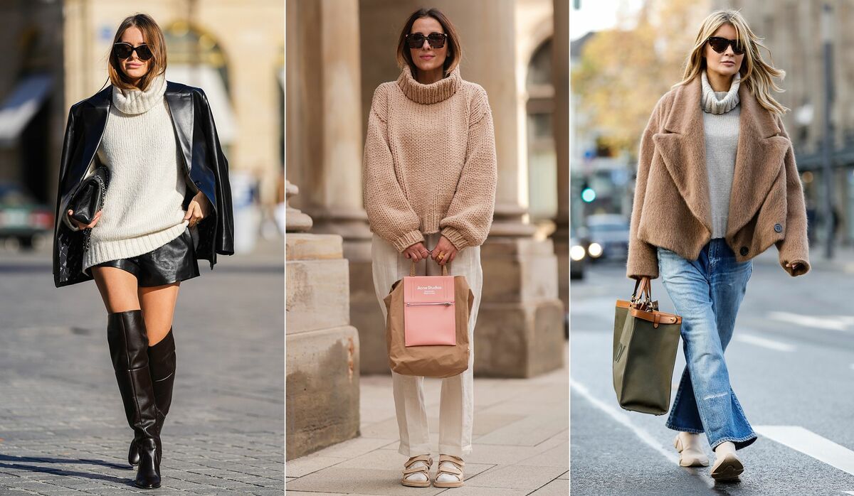 オフタートルニット」でつくるリッチカジュアルが今っぽい！海外セレブ