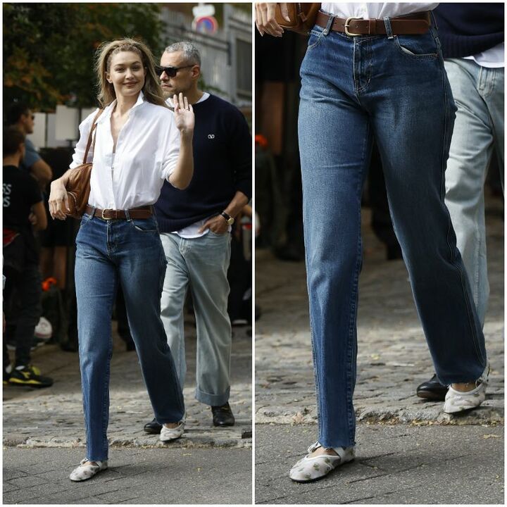トレンドのワイヤーカチューシャを添え、ヘルシーかつフレッシュな表情へ。