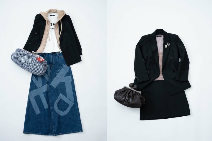 ウィークエンド マックスマーラのジャケットコーディネート2種