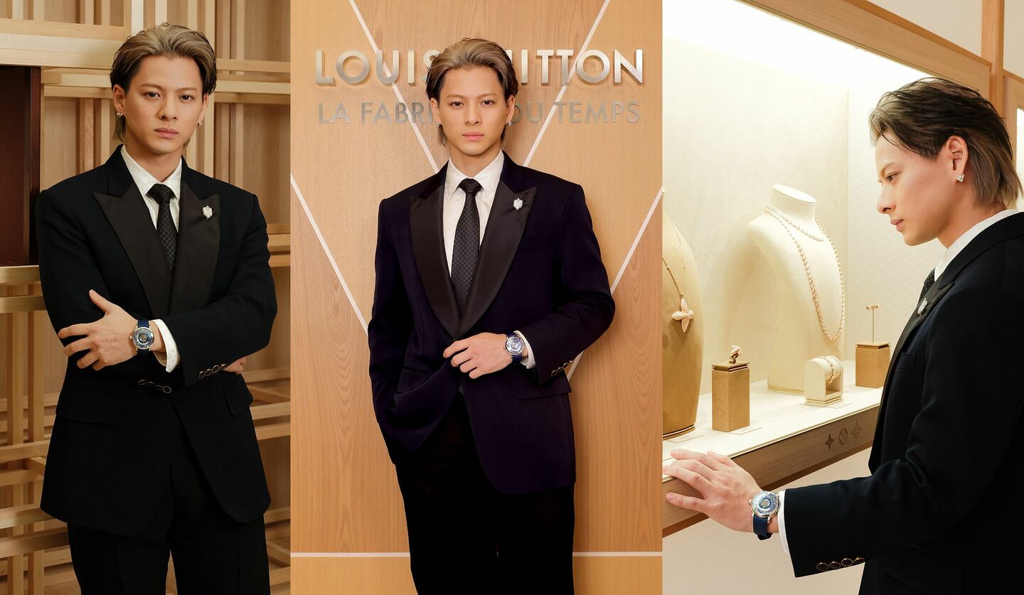 「ルイ・ヴィトン」ハイウォッチ＆ハイジュエリー展示会に登場したNumber_iメンバーの平野紫耀さん