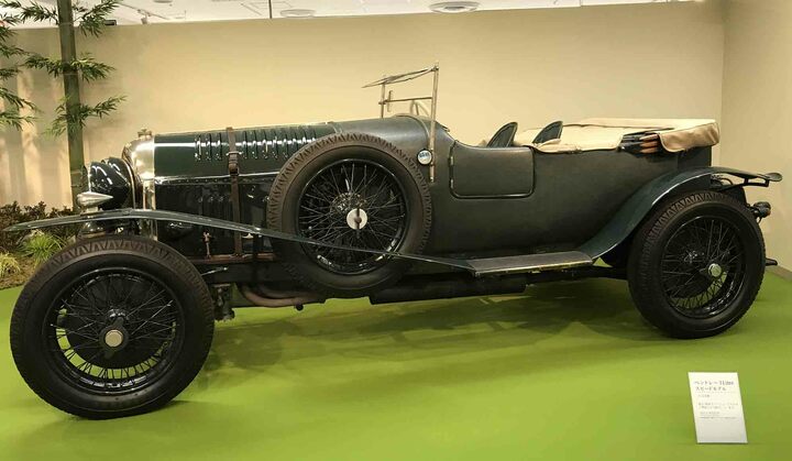 1924年ベントレー3Lスピードモデル。埼玉・加須市のワクイミュージアム所蔵。